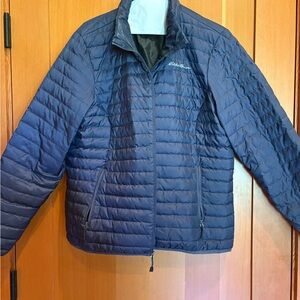 Eddie Bauer dark blue Microlight Down Jacket